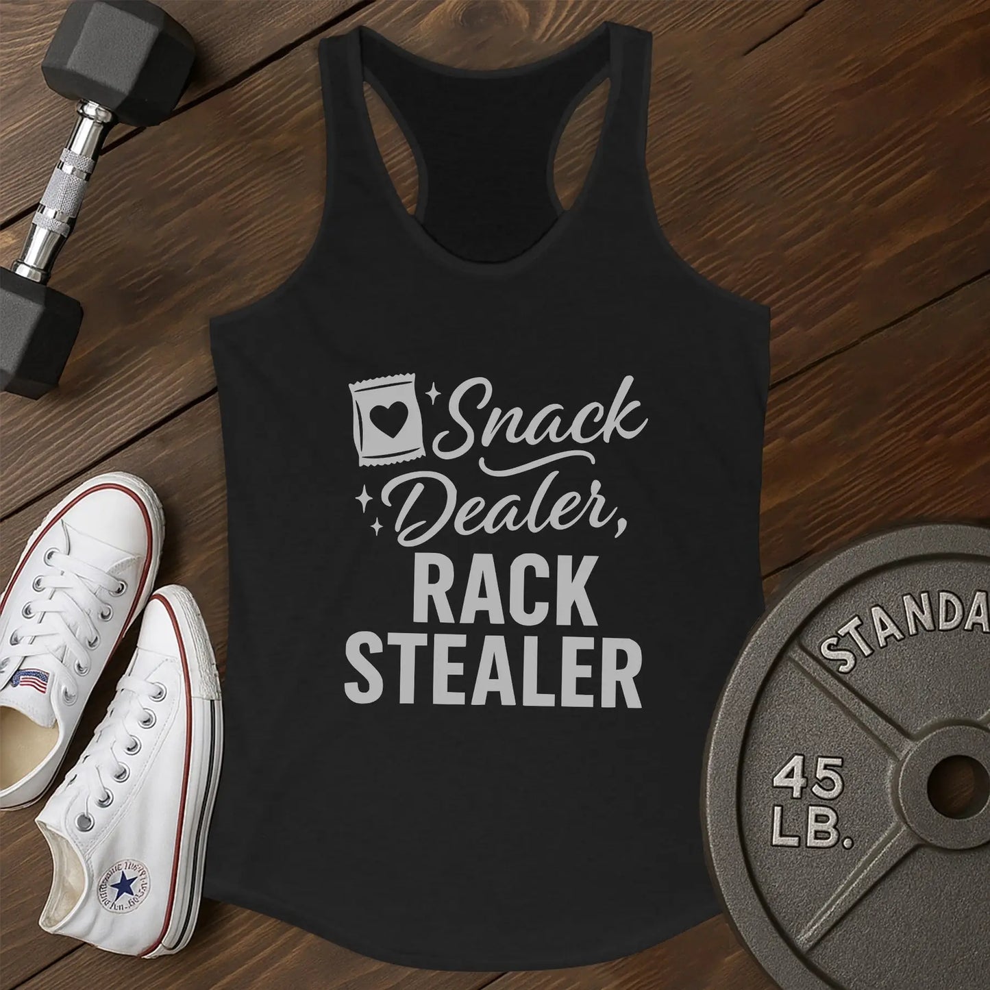 Snack stealer an Tank - black - Snack Stealer AN tank Black.jpg