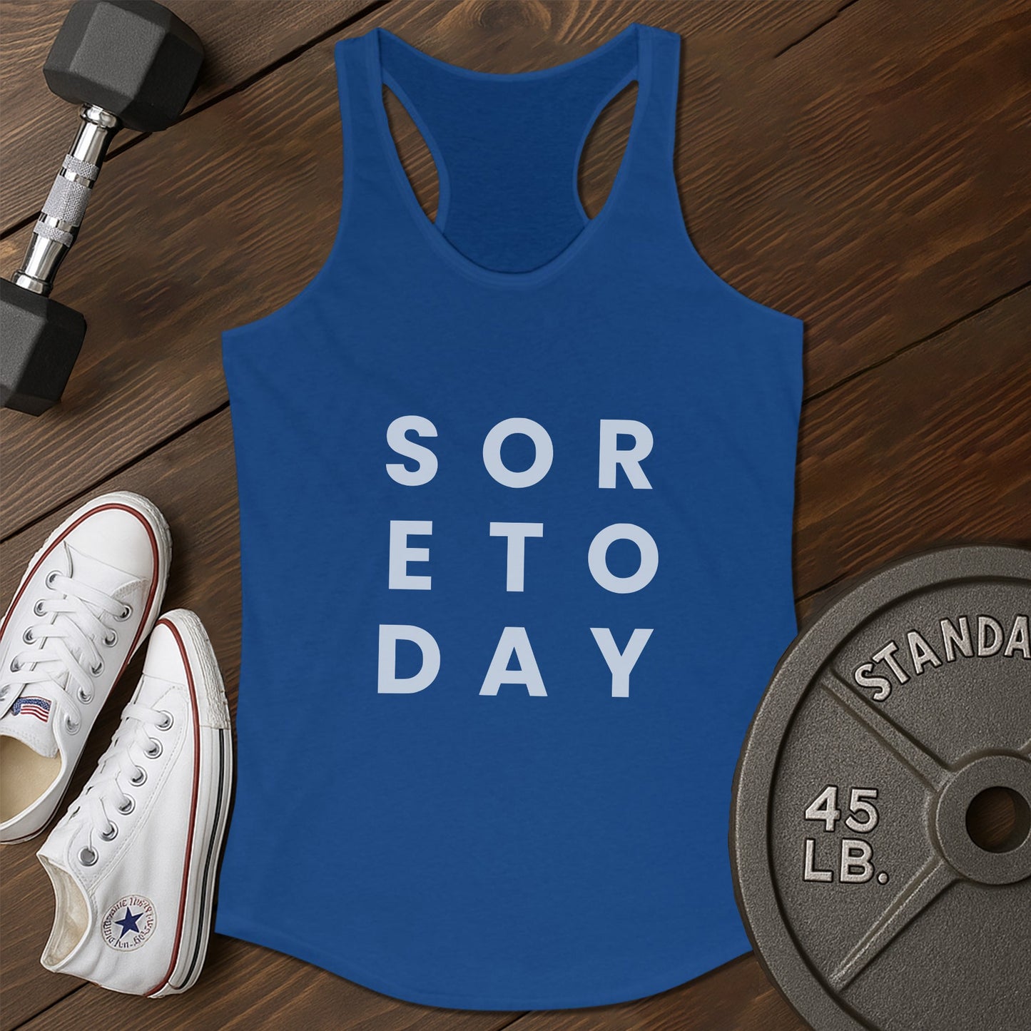 Sor e to day ae tank - blue - Sor E To Day AE T-Shirt tankBlue.jpg
