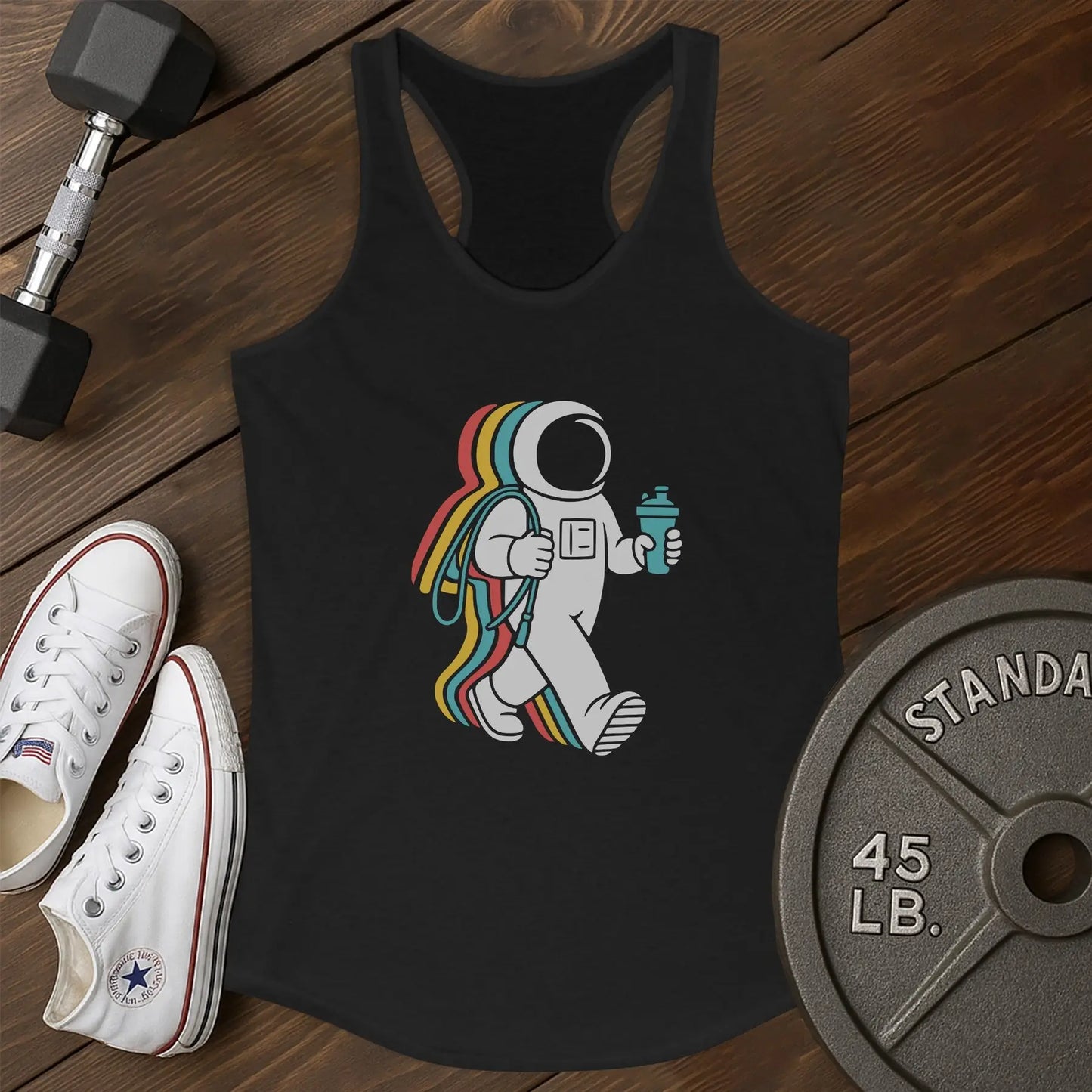 Space stroll au Tank - black - Space Stroll AU tank Black.jpg