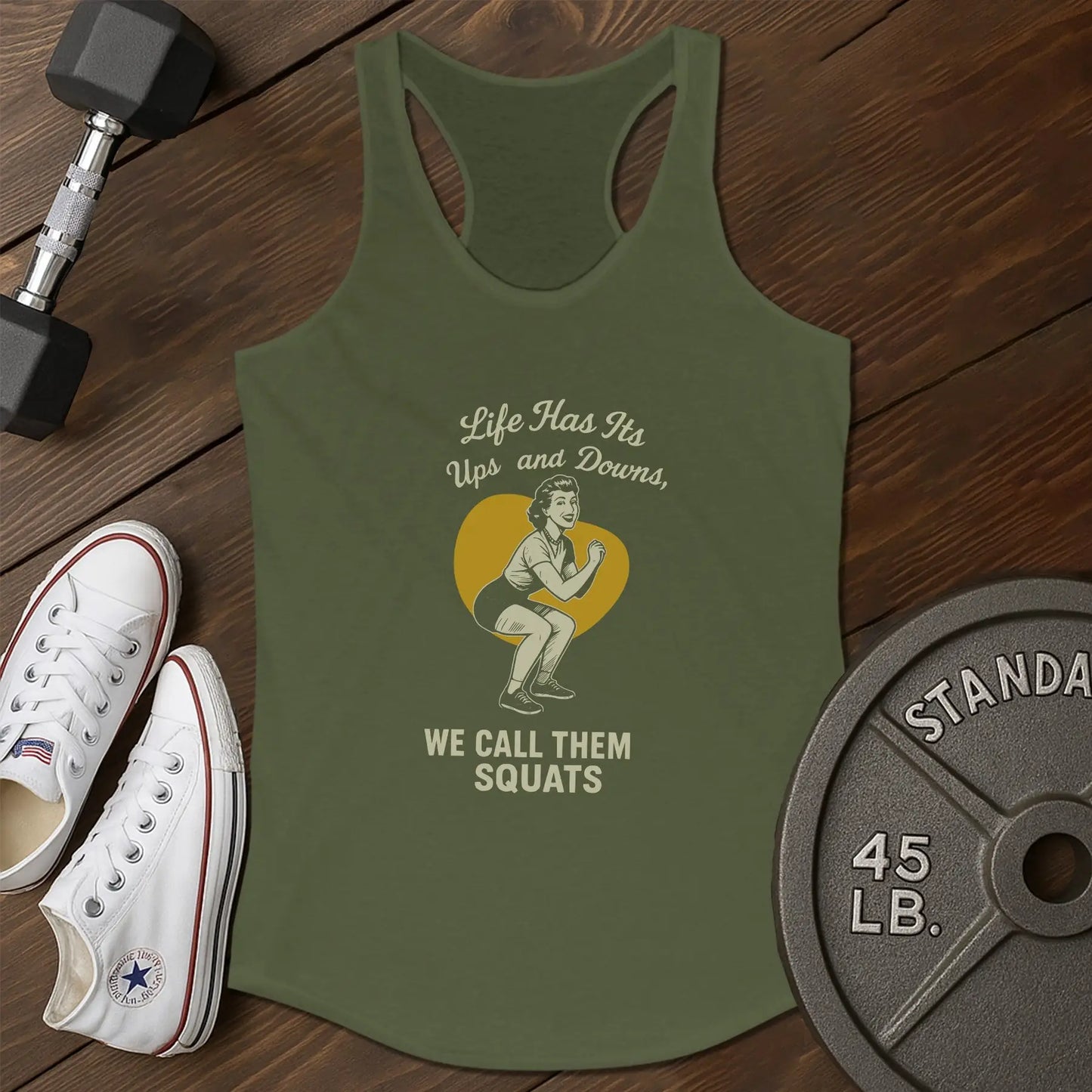 Squat life ar Tank - green - Squat Life AR tank Green.jpg