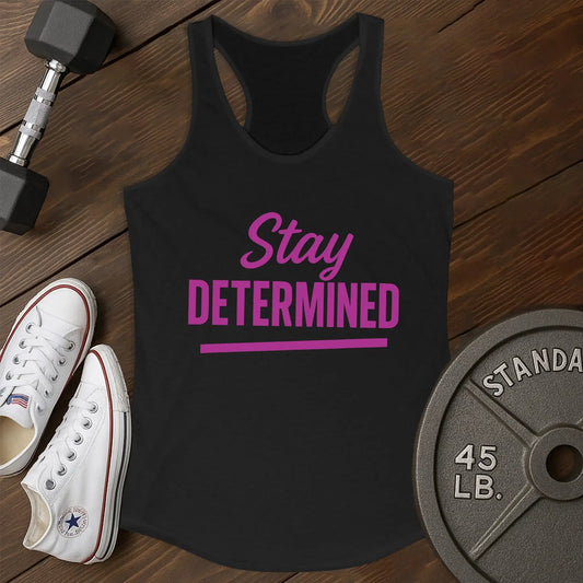 Stay determined al Tank - black - Stay Determined AL tank Black.jpg
