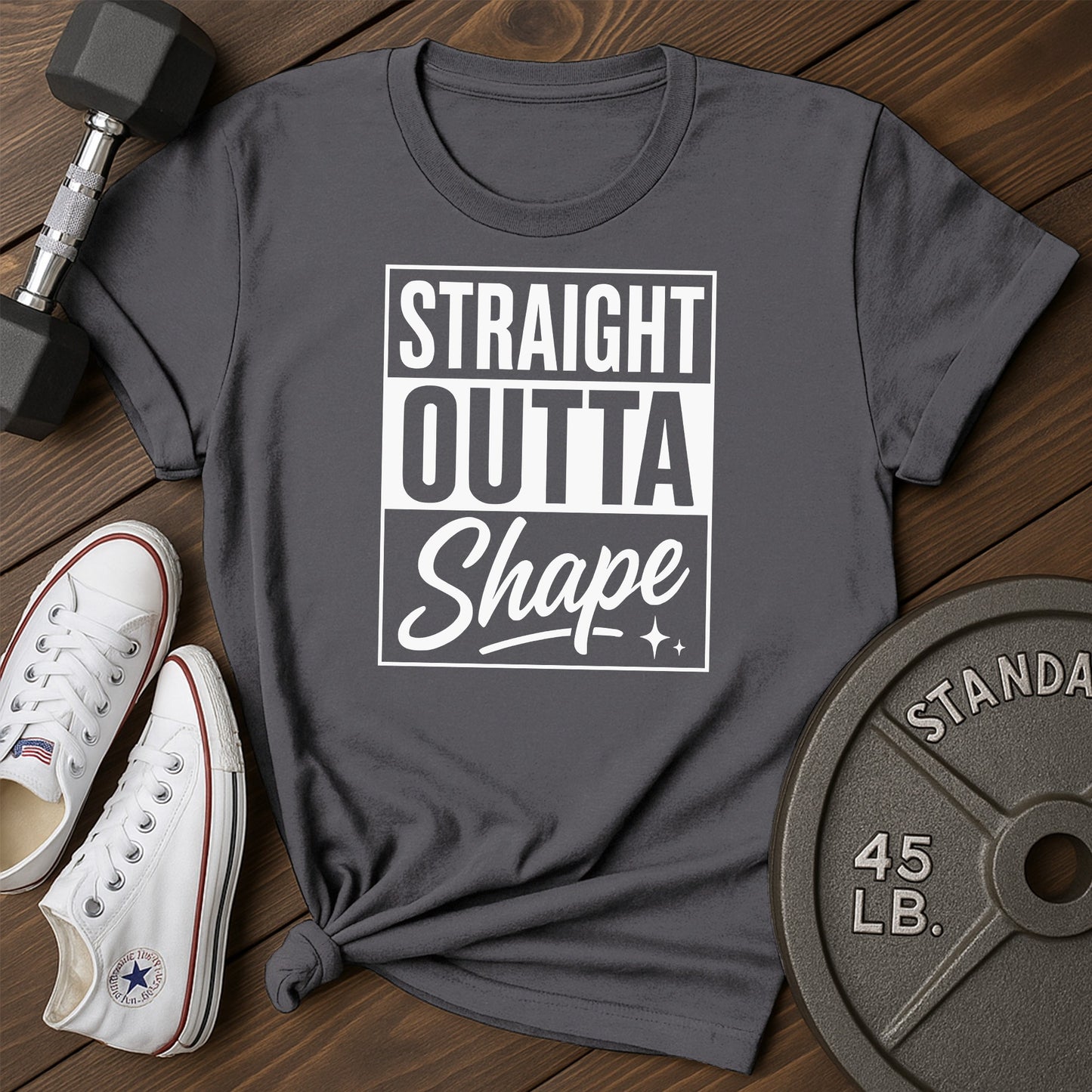 Straight Outta Ag T-Shirt - charcoal - Straight Outta AG Charcoal.jpg