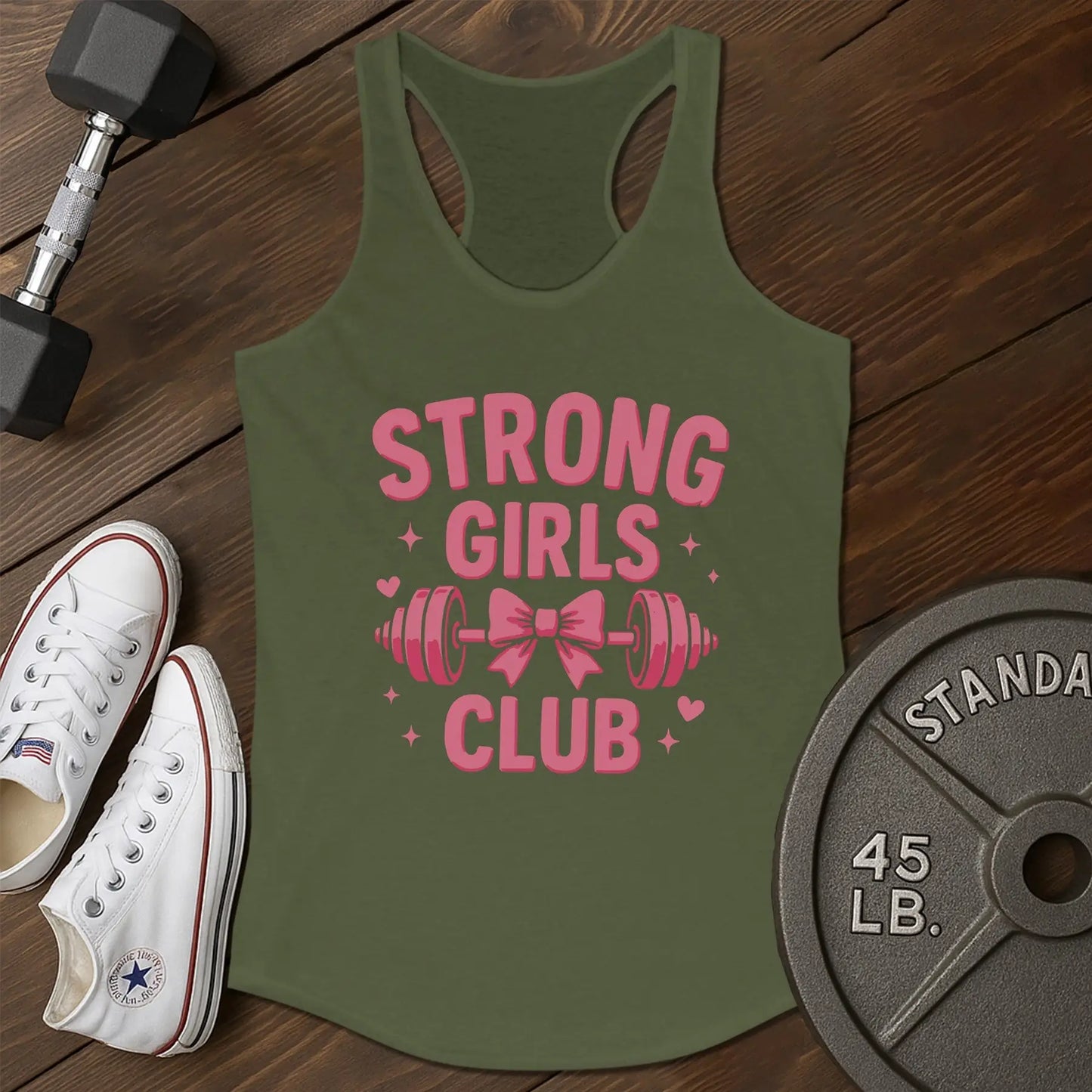 Strong club at Tank - green - Strong Club AT tank Green.jpg