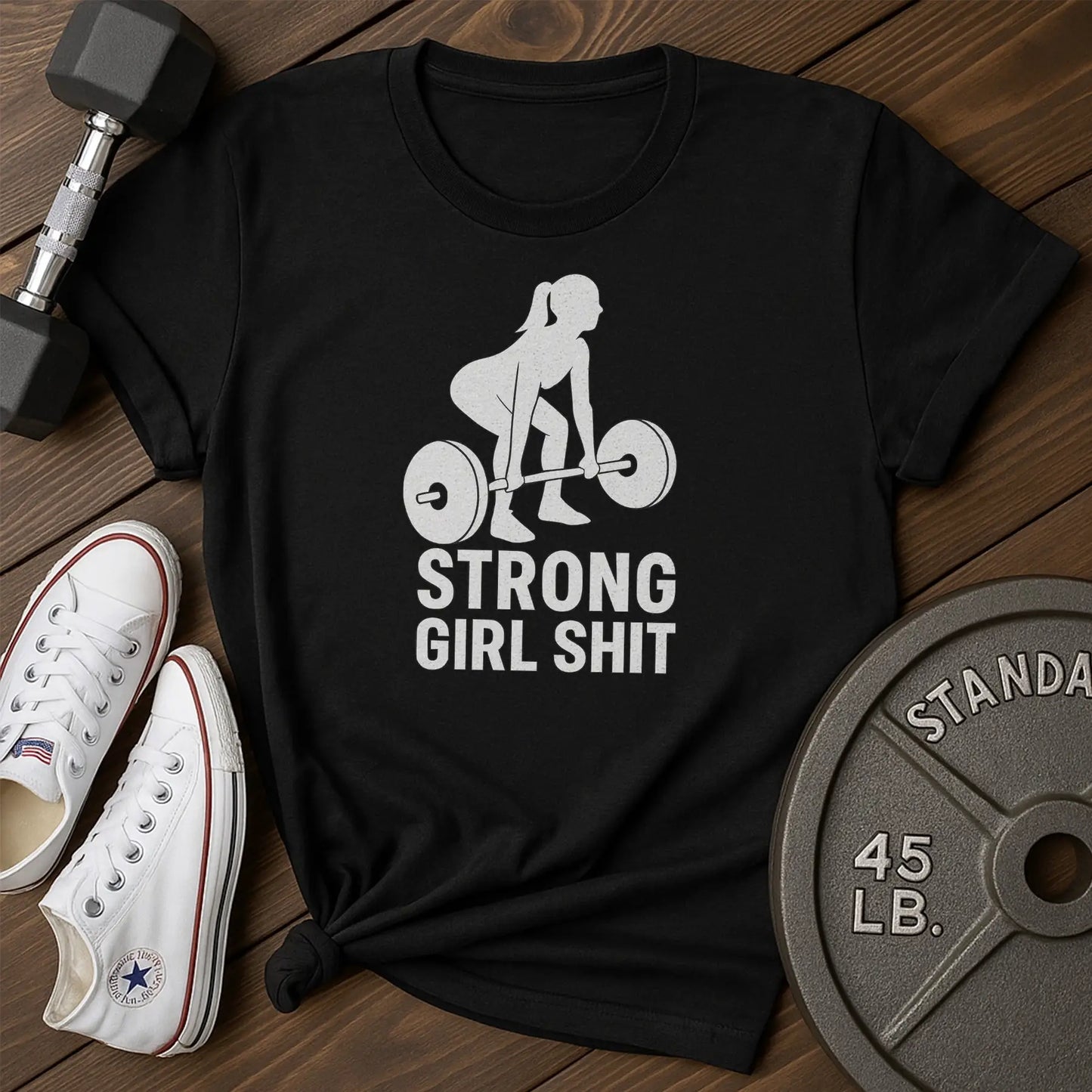 Strong girl ar T-Shirt - black - Strong Girl AR Black.jpg