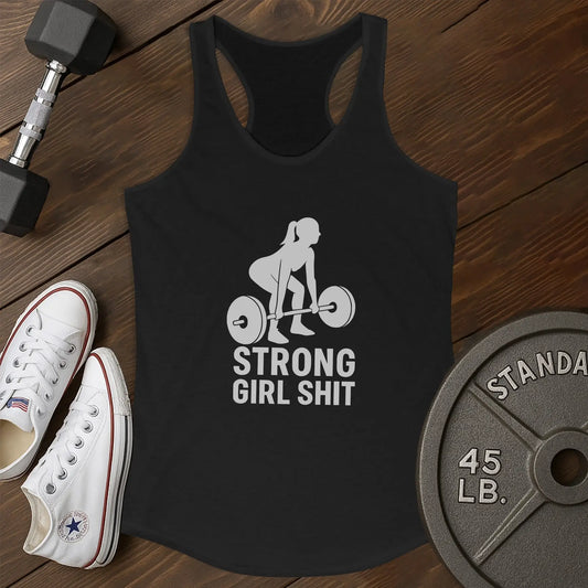 Strong girl ar Tank - black - Strong Girl AR tank Black.jpg