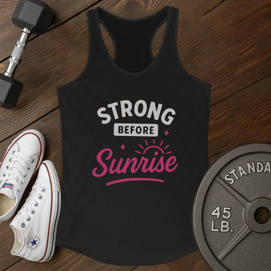 Strong sunrise ao Tank - black - Strong Sunrise AO tank Black.jpg