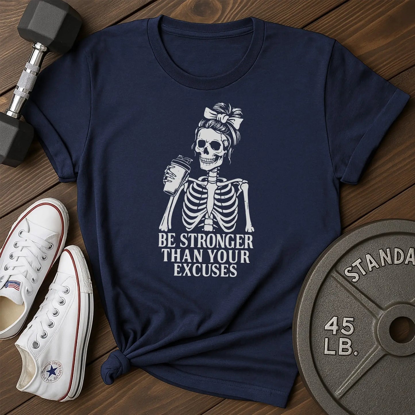 Stronger bones av T-Shirt - blue - Stronger Bones AV Blue.jpg