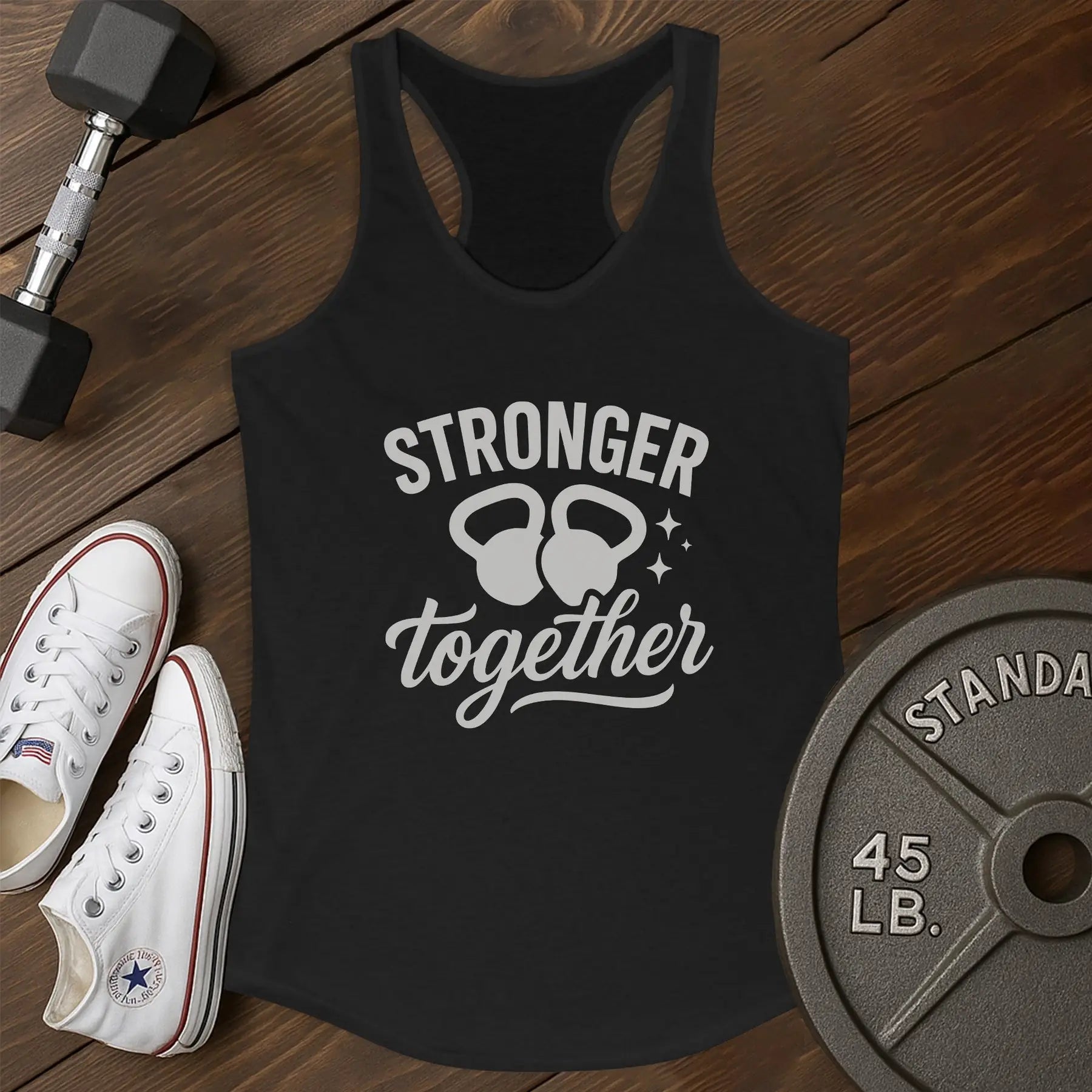 Stronger together an Tank - black - Stronger Together AN tank Black.jpg