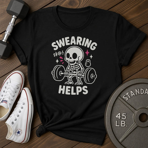 Swearing helps as T-Shirt - black - Swearing Helps AS Black.jpg