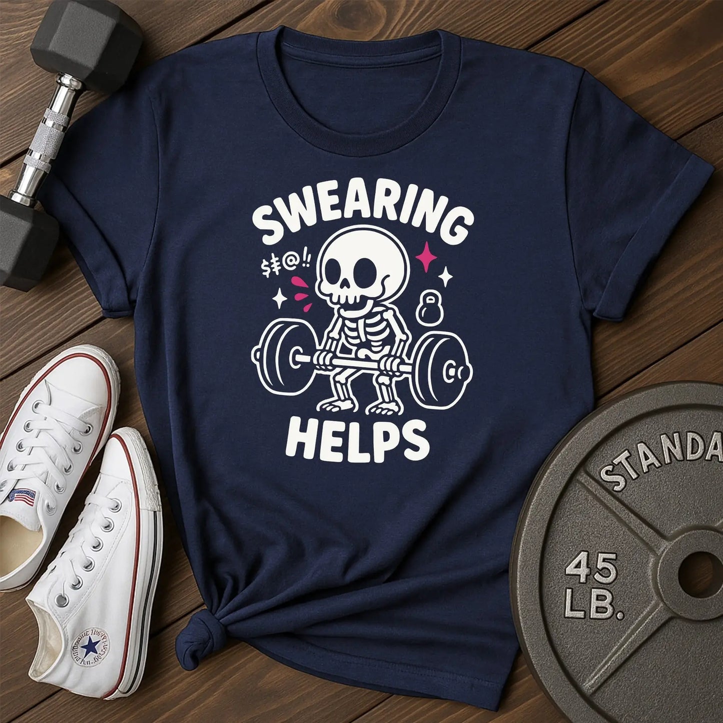 Swearing helps as T-Shirt - blue - Swearing Helps AS Blue.jpg