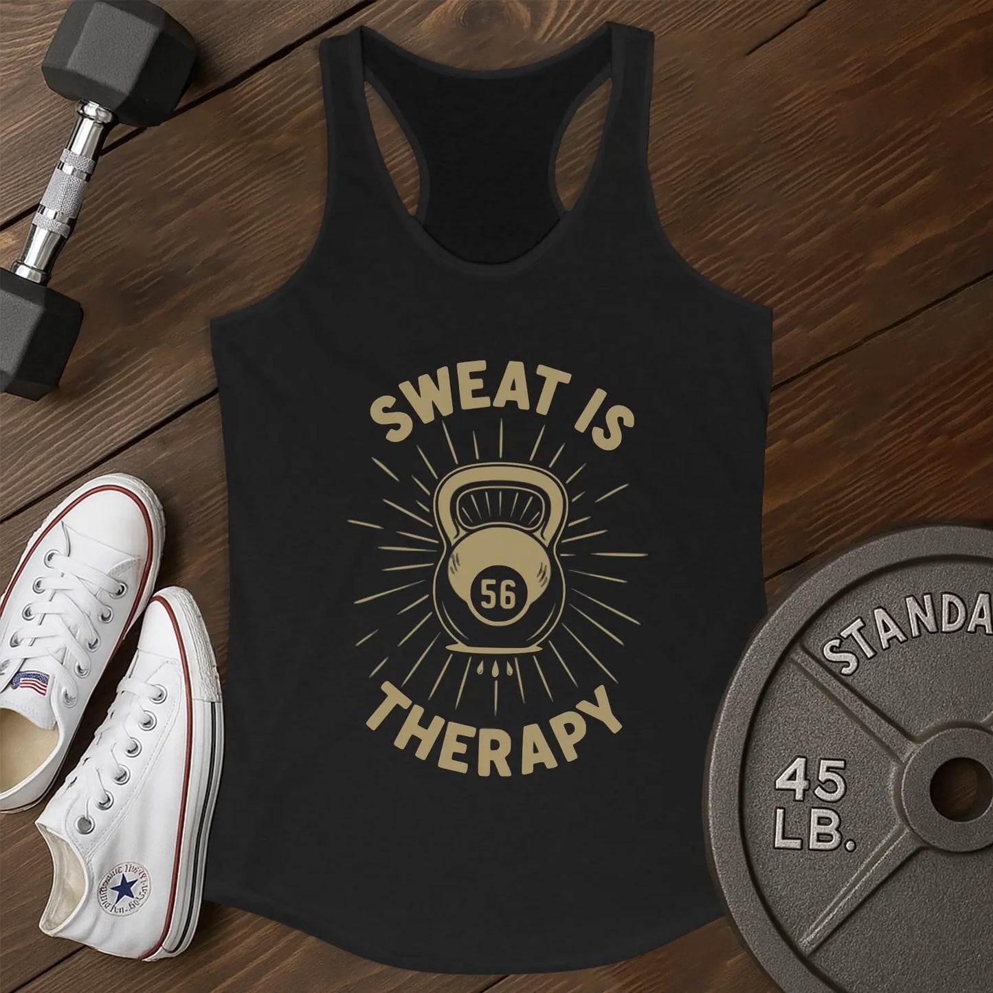 Therapy sweat as Tank - black - therapy sweat AS tank Black.jpg