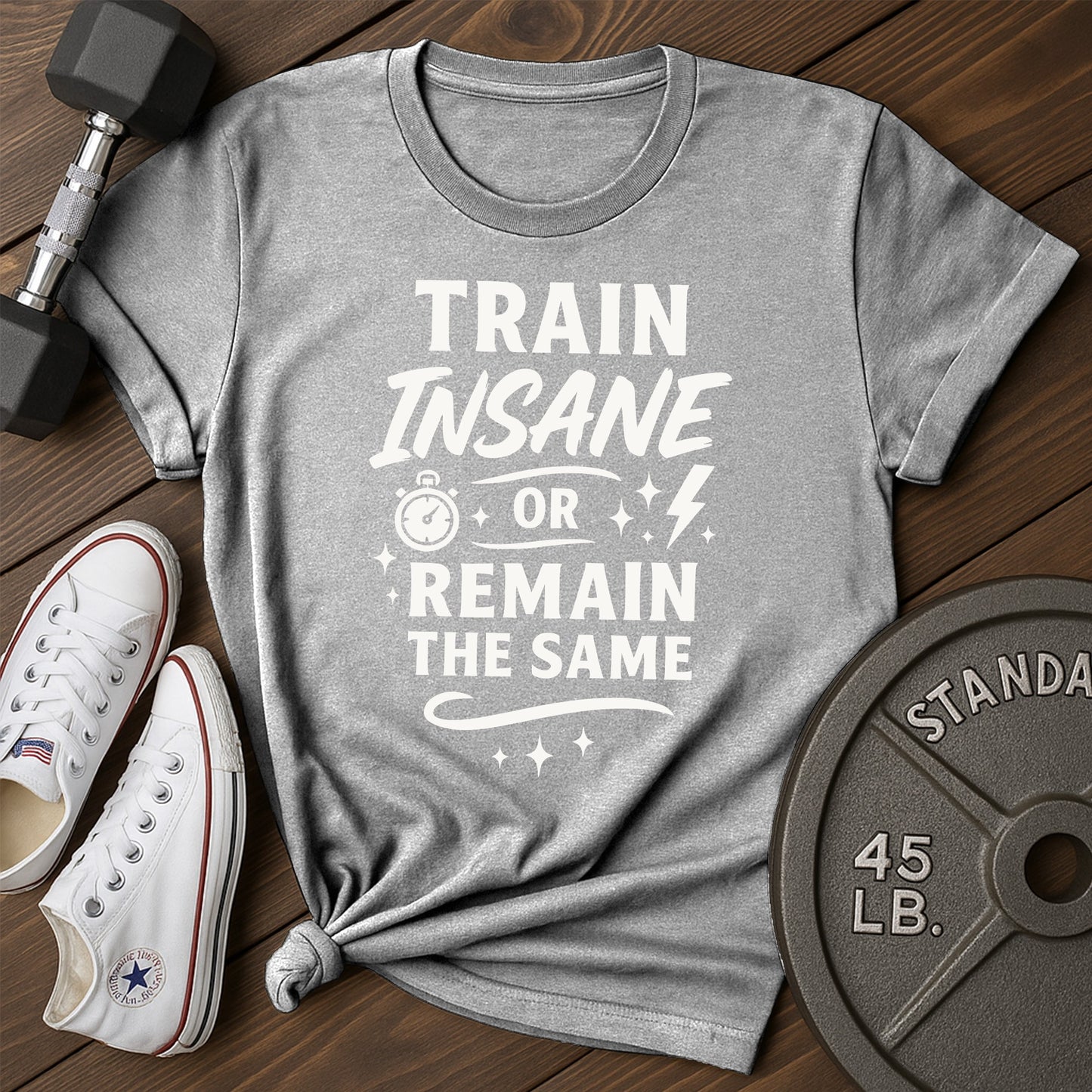 Train insane an T-Shirt - gray - Train Insane AN Gray.jpg