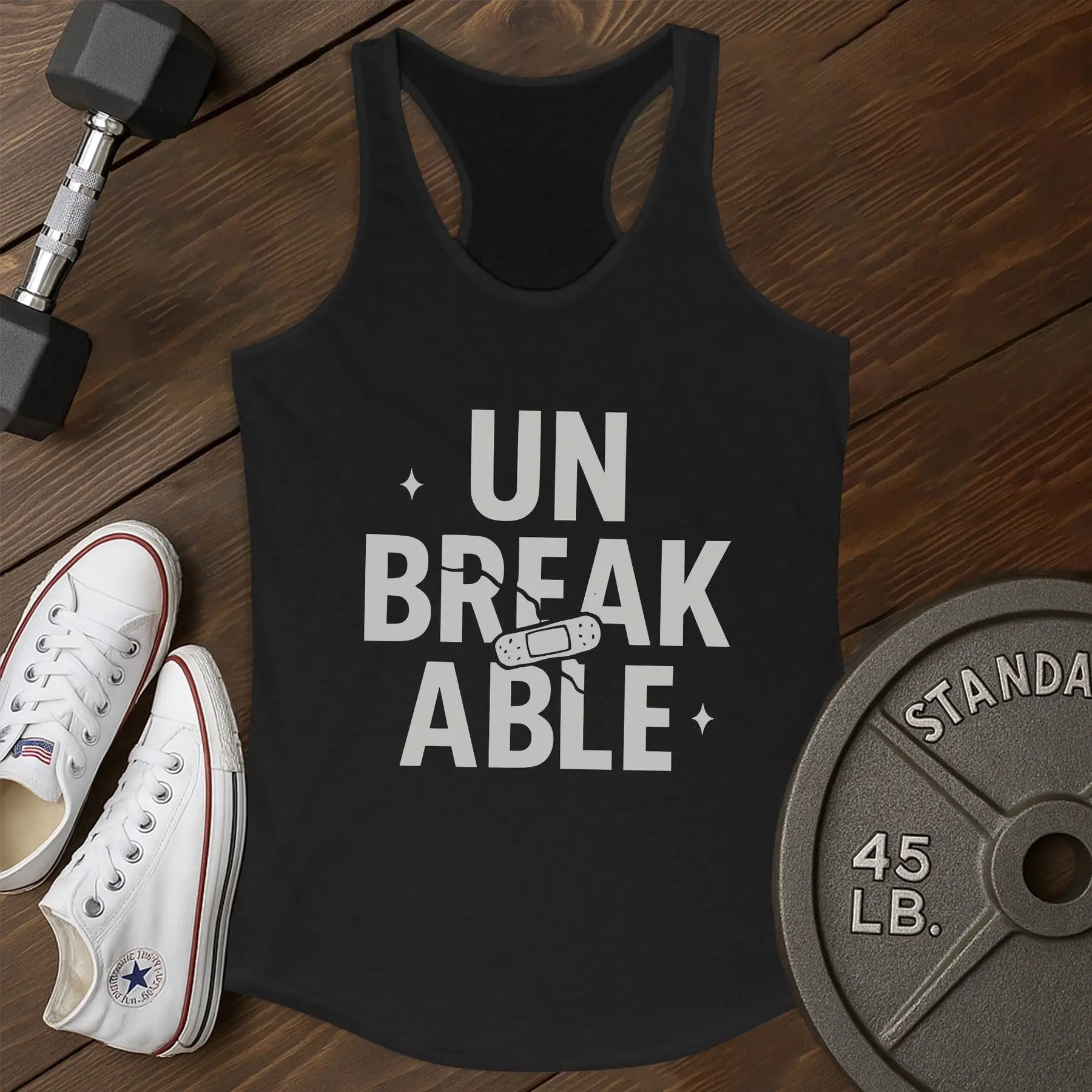 Unbreakable spirit an Tank - black - Unbreakable Spirit AN tank Black.jpg