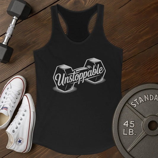 Unstoppable strength am Tank - black - unstoppable strength AM tank Black.jpg