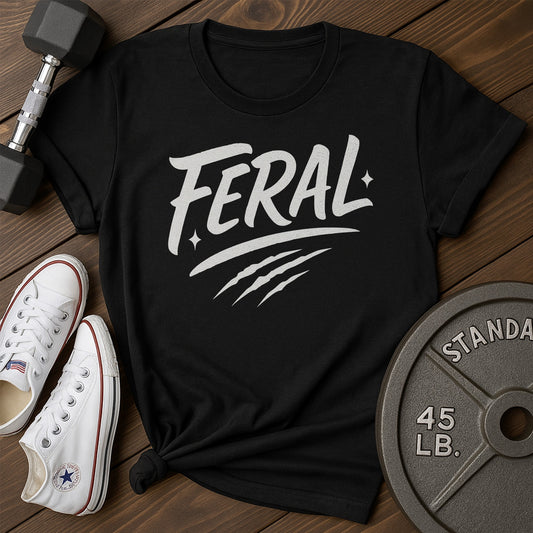 Wild feral an T-Shirt - black - Wild Feral AN Black.jpg