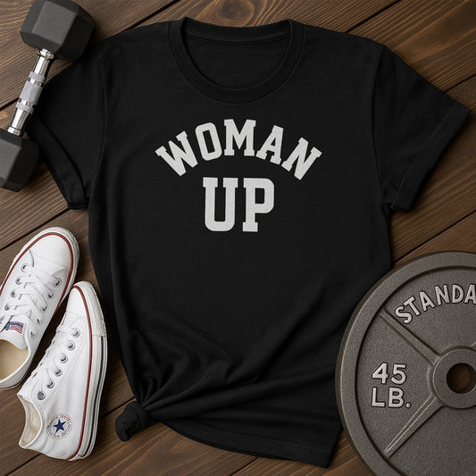 Woman up af t-shirt - black - Woman Up AF T-Shirt shirt2 Black.jpg