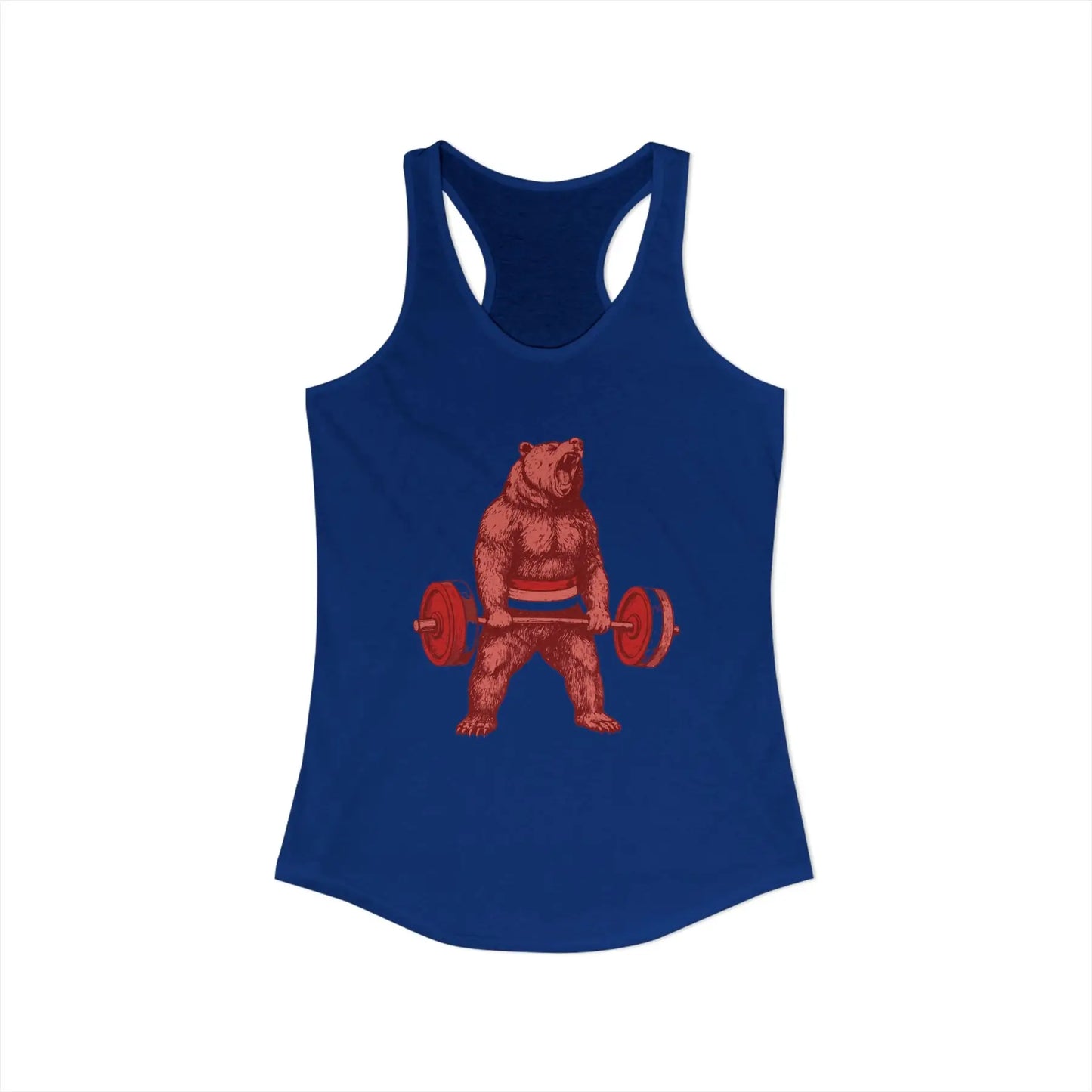 Bear barbell au Tank