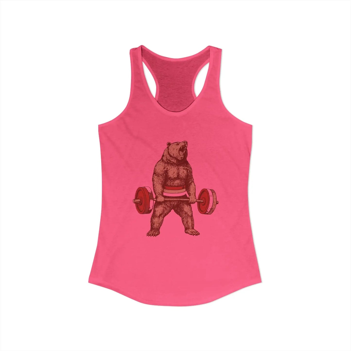 Bear barbell au Tank