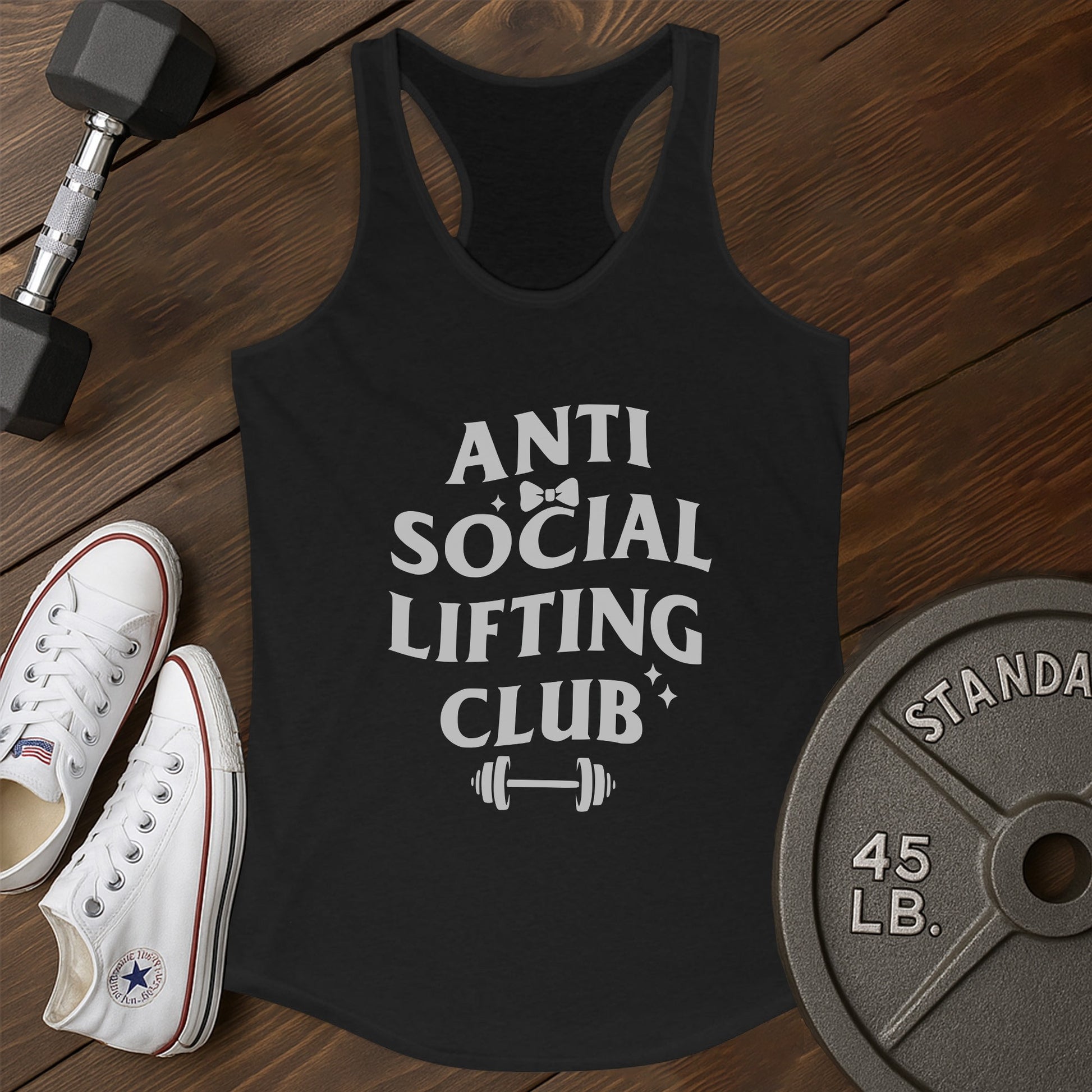 Because wine am Tank - black - because wine AM tank Black.jpg