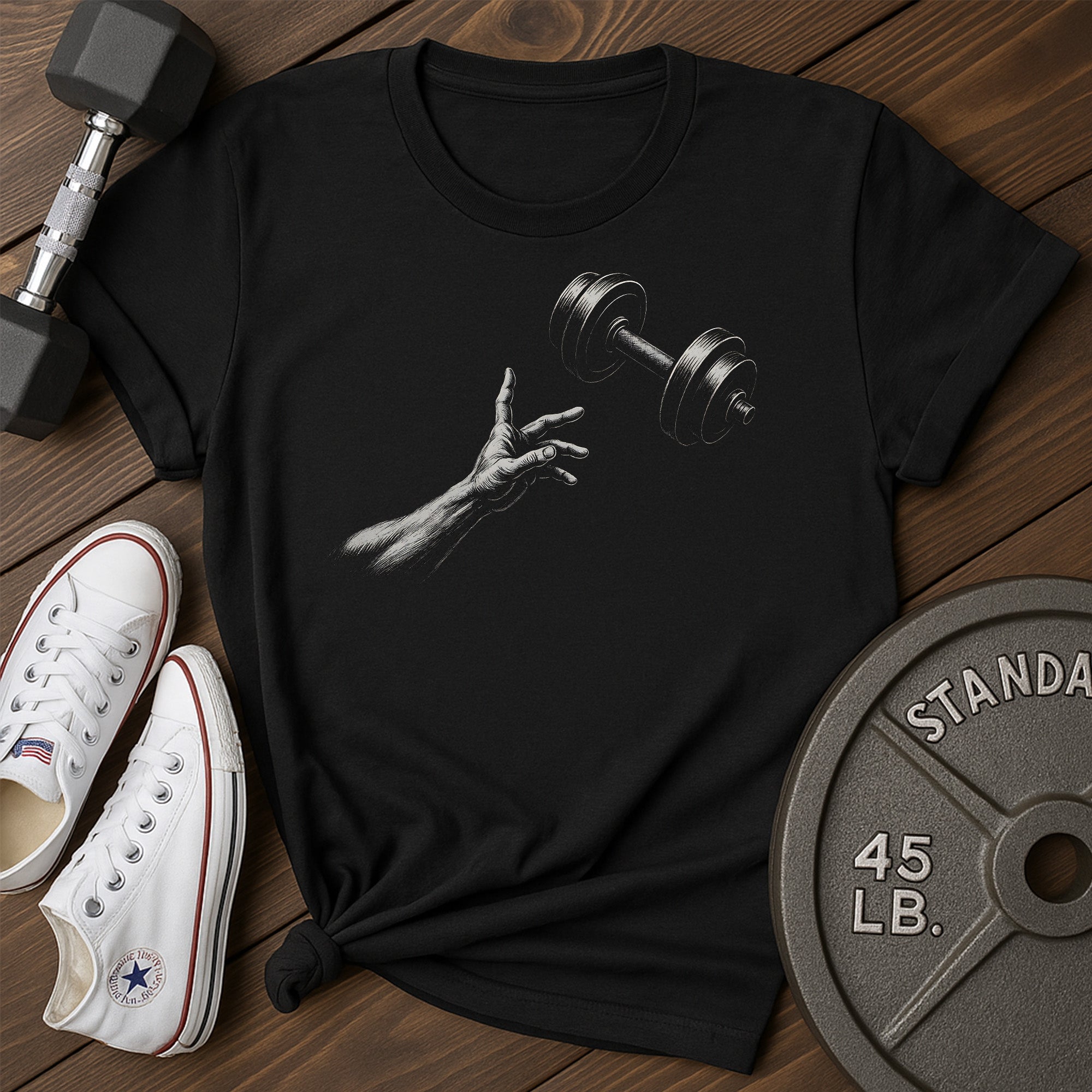 Hand Barbell A T-Shirt