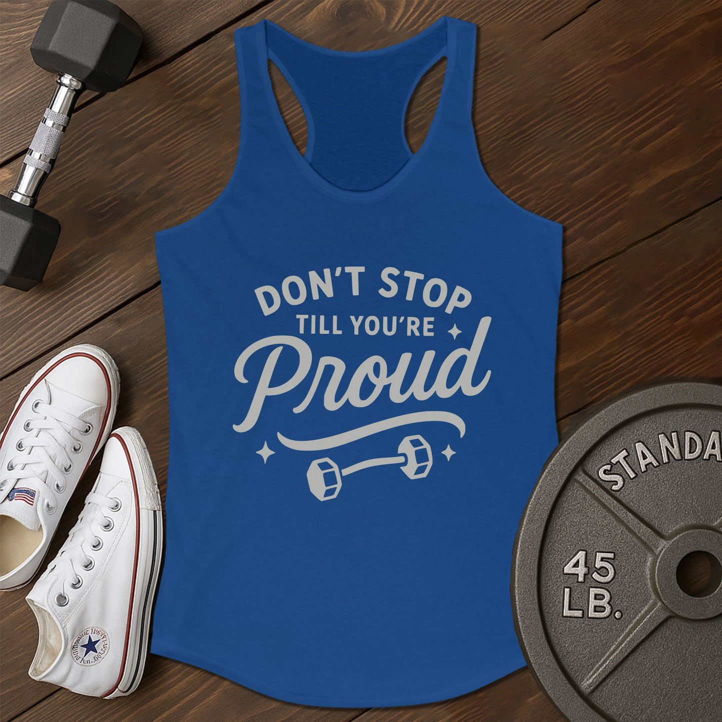 Stay proud am Tank - blue - stay proud AM tank Blue.jpg
