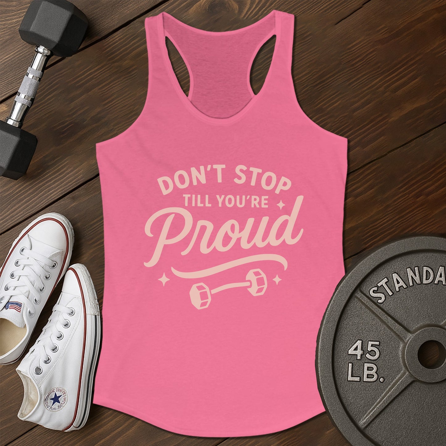 Stay proud am Tank - pink - stay proud AM tank Pink.jpg