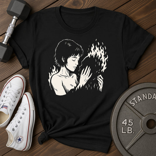 Woman Flames B T-Shirt